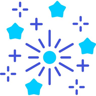 Yılbaşı kar tanesi web simgesi basit bir illüstrasyon