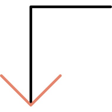 sağ ok simge vektör çizim