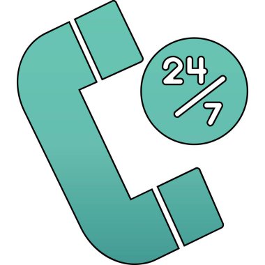 Arama numarası vektör simgesi