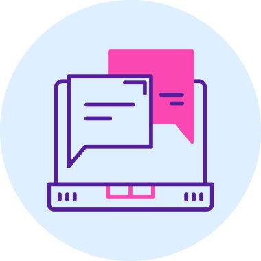 Bilgisayar. Web simgesi basit illüstrasyon