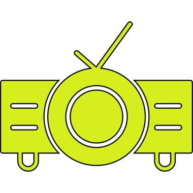 televizyon simgesi vektör illüstrasyonu