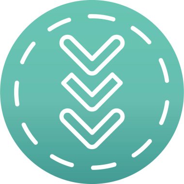 Benzersiz simge vektör illüstrasyonu