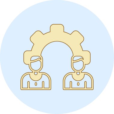 Modern simgenin vektör illüstrasyonu