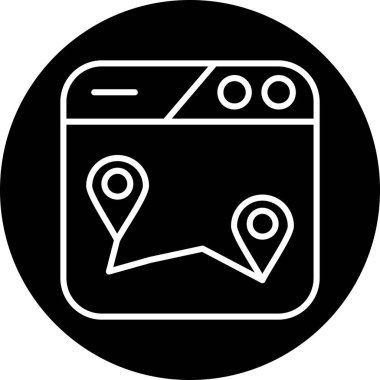 vektör konumu pin, basit simge