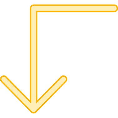 ok simgesi, vektör illüstrasyonu