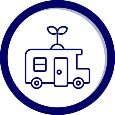 Modern simgenin vektör illüstrasyonu