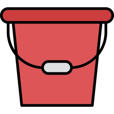 Çöp kutusu simgesi. vektör illüstrasyonu