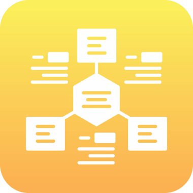 Modern b sunucusunun vektör illüstrasyonu sunucudan yoksun