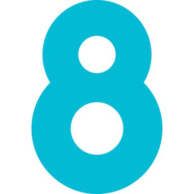 8 - numara işareti - 8 numara