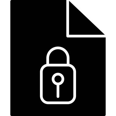 ikon vektör illüstrasyonunu kilitle