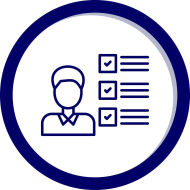 Bir web simgesinin vektör illüstrasyonu