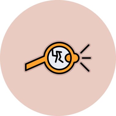 Ara. Web simgesi basit illüstrasyon