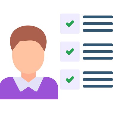 İş araması. Basit illüstrasyon