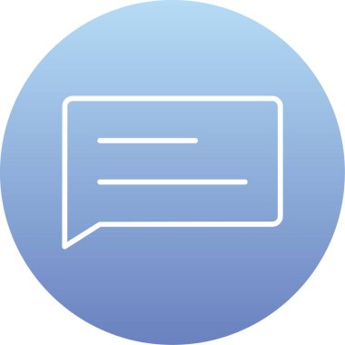 ileti ikonu vektör illüstrasyonu