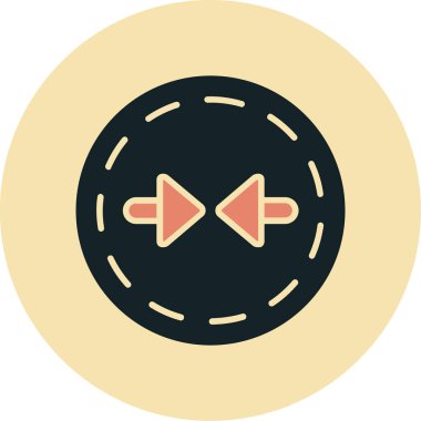 CD mi? Web simgesi basit illüstrasyon