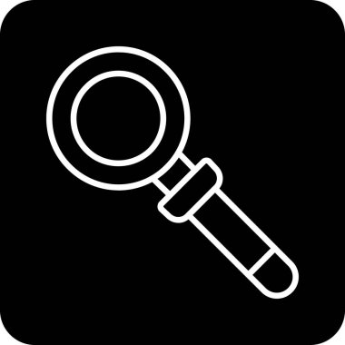 Arama simgesi vektör illüstrasyonu