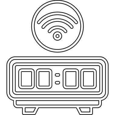 wifi simgesi vektör illüstrasyonu