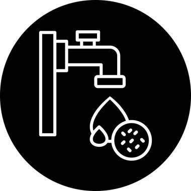 Modern b 'nin vektör illüstrasyonu temizlik simgesinden yoksun