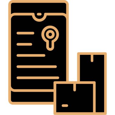 belge dosya simgesi vektör illüstrasyonu