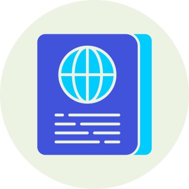 Belge. Web simgesi basit illüstrasyon