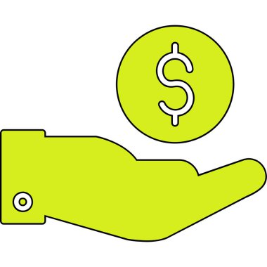 El simgesi ile dolar sembolü