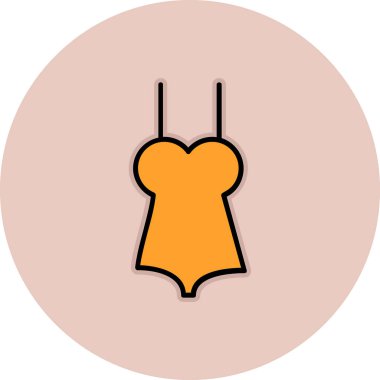 Modern simgenin vektör illüstrasyonu