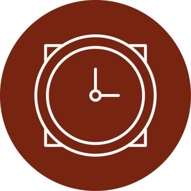 Modern saatin vektör çizimi