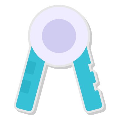 Büyüteç simgesi. Büyüteç vektör simgelerinin izometriği. Beyaz arkaplanda izole edilmiş ağ