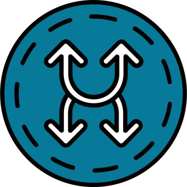 ok simgesi vektör illüstrasyonu