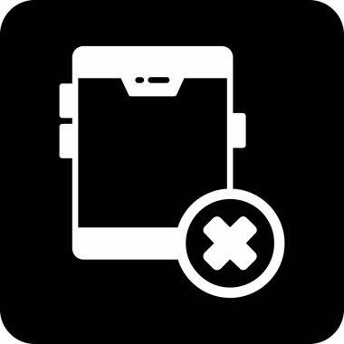 akıllı telefon simgesi, basit vektör tasarımı