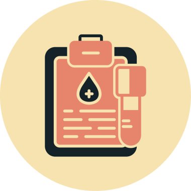 Kan torbası. Basit illüstrasyon