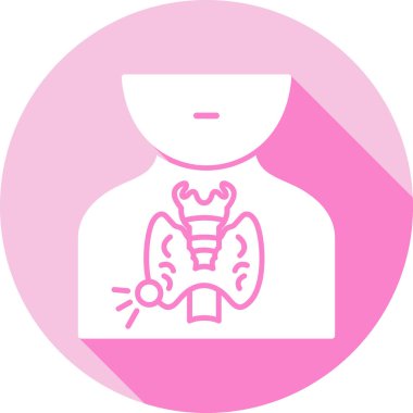 Kanser. Web simgesi basit illüstrasyon