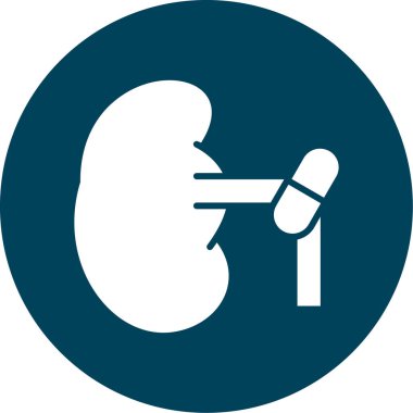 İnsan organı vektör simgesi tasarımı