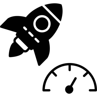 uzay gemisi roket simgesi