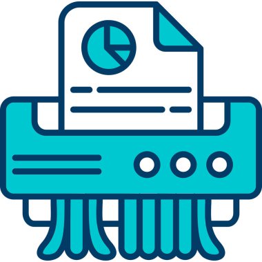 Belge. Web simgesi basit illüstrasyon