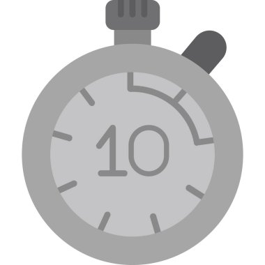 Saat simgesi vektör illüstrasyonu