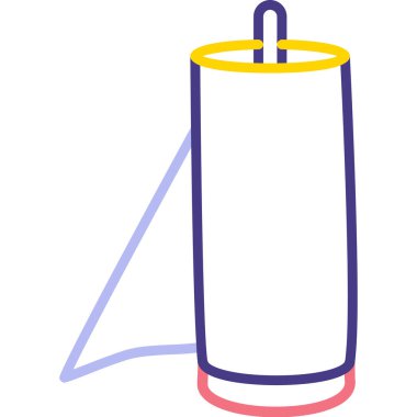 İzole edilmiş tek bir su damlasının vektör çizimi