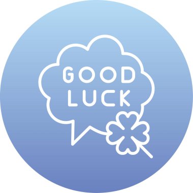 Şans şans ikonu ana hatlarıyla