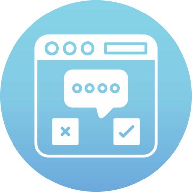 ileti ikonu vektör illüstrasyonu