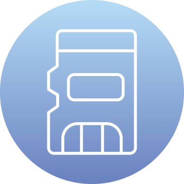 Bir b eksikliği simgesinin vektör çizimi