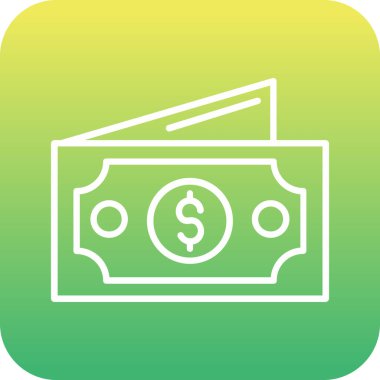 Dolar vektör simgesi tasarımı