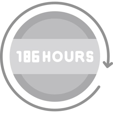 saat simgesi çizimi