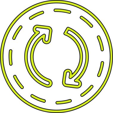 Ok. Web simgesi basit illüstrasyon