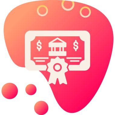 Banka kartı dolar simgesi düz stil