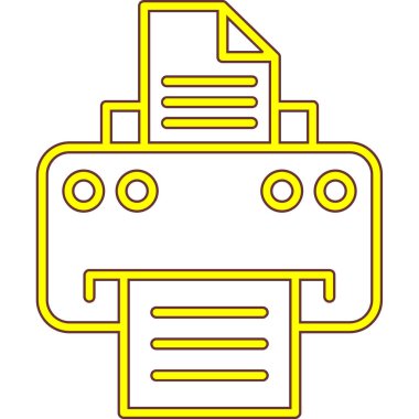 Bir karikatür kağıdının vektör çizimi