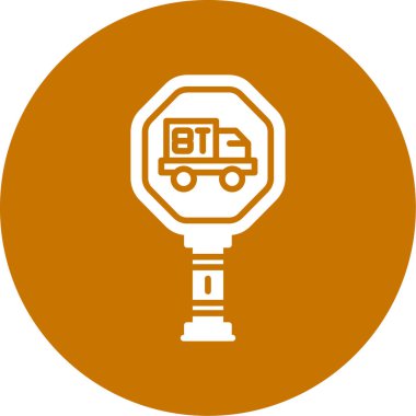 b b simgesinin vektör illüstrasyonu