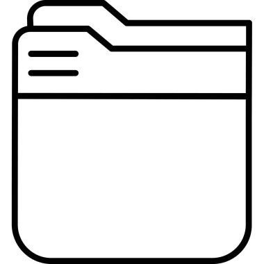 Belge. Web simgesi basit tasarım