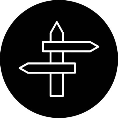 Bir işaretleyicinin siyah ve beyaz simgesinin vektör çizimi