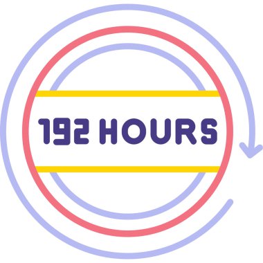 Saat çizgisi gradyan simgesi