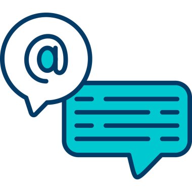 metin sembolü vektör illüstrasyon tasarımı içeren konuşma balonu